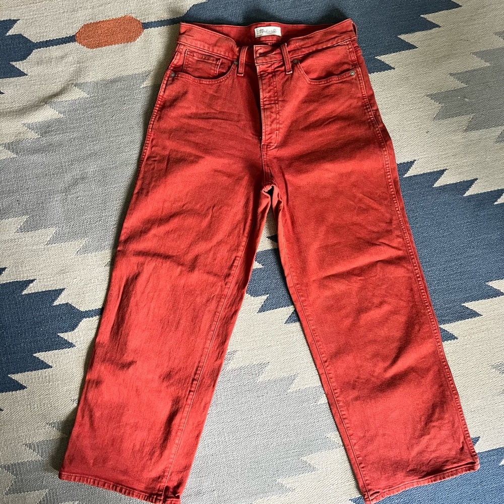 Madewell perfect vintage jean garment dyed